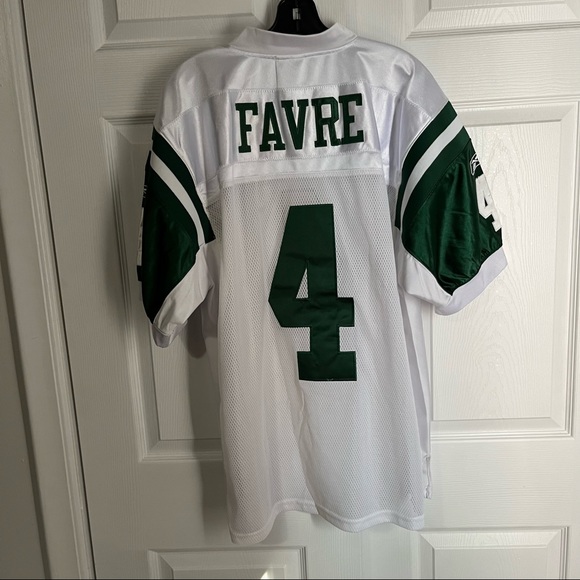 VINTAGE BRETT FAVRE #4 NY JETS OFFICIAL JERSEY - Picture 10 of 12
